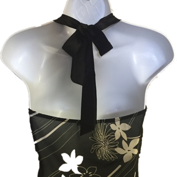 Papaya Ornate Black, Pink & White Floral Halter - Picture 4 of 5